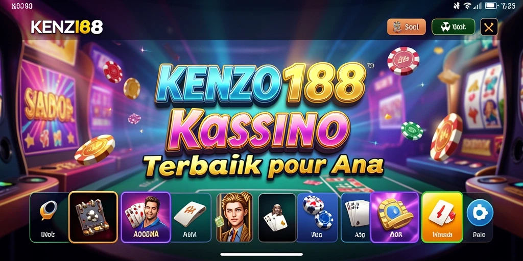 Tangkapan layar gameplay KENZO188 yang menunjukkan keseruan di dunia kasino.