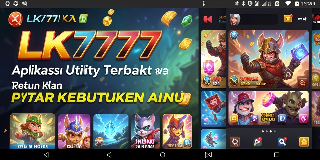 Tampilan antarmuka LK777 yang menarik dan mudah digunakan.