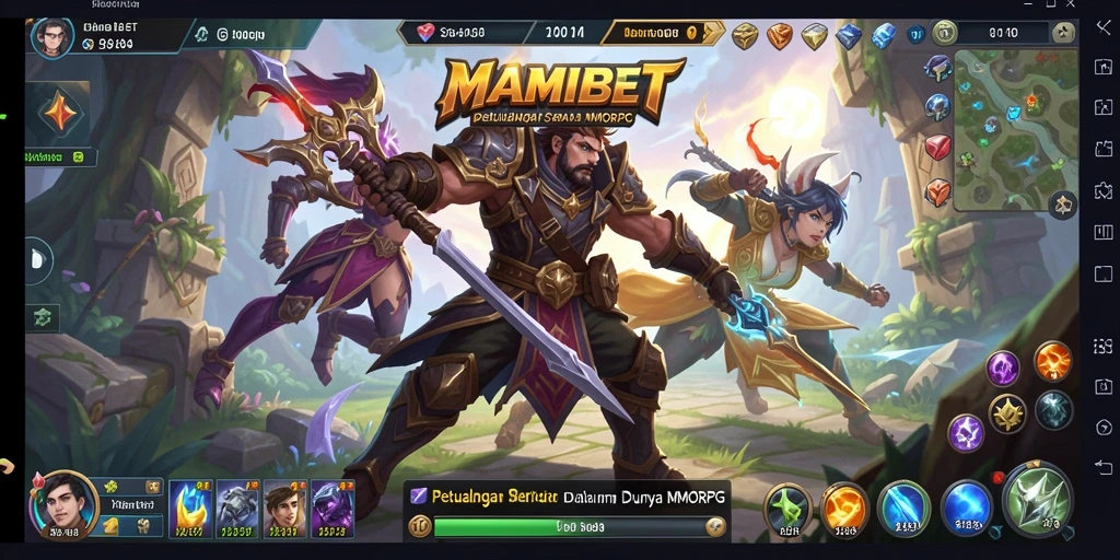 Gameplay seru dalam MAMIBET yang penuh aksi dan petualangan.