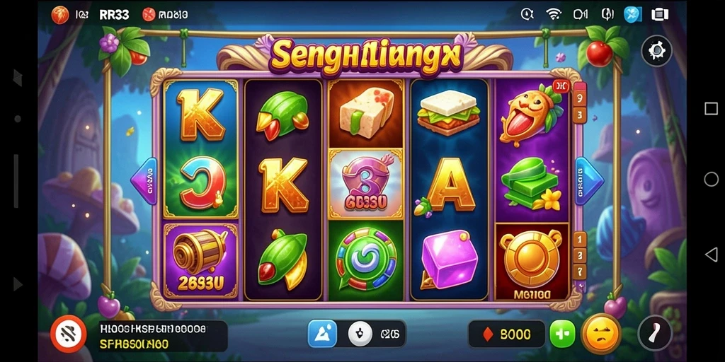 Tampilan gameplay menarik dan menegangkan di game Slot RR33.